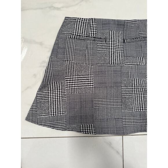Ralph Lauren Polo Golf Black White Houndstooth Skort Sz M At Leisure Tennis Golf - Picture 7 of 14